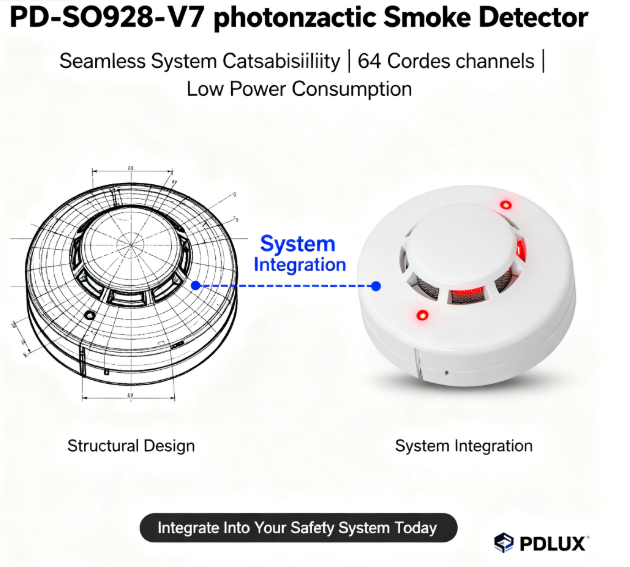 PDLUX မှ Smart Fire Safety: PD-SO928-v7 photoelectric မီးခိုးရှာဖွေတွေ့ရှိ