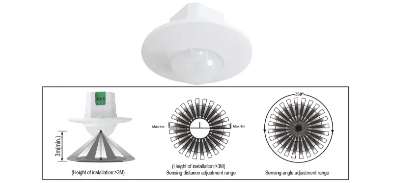 PDLUX သည် 360° Ceiling Motion Detection အတွက် PD-PIR200A PIR Sensor ကို လွှတ်တင်သည်